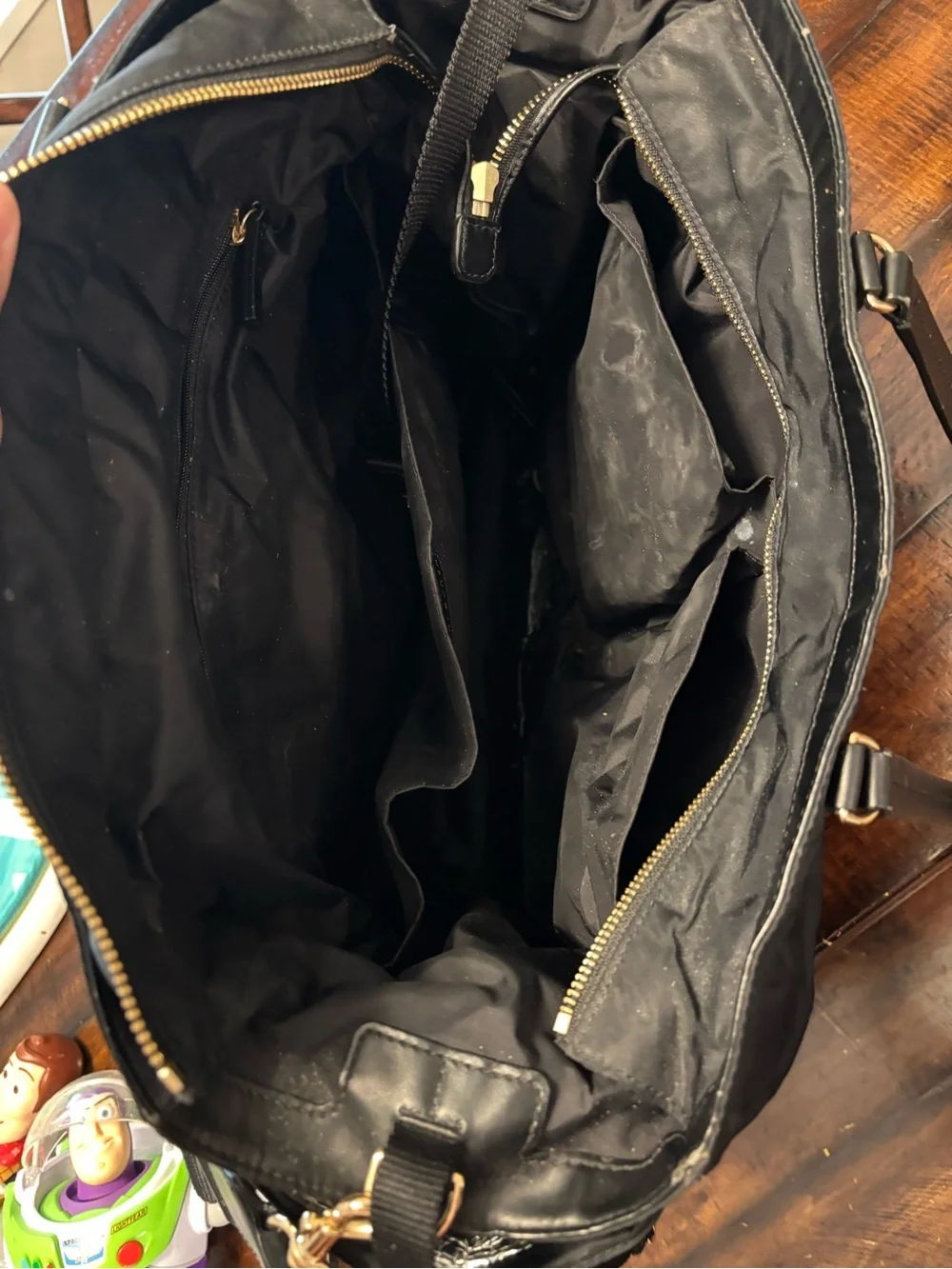 Tory Burch Black Nylon Diaper Bag